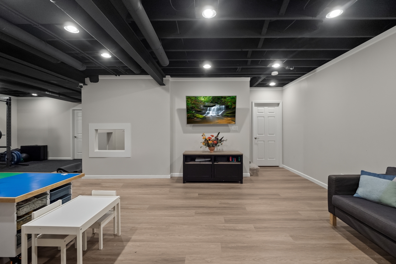 Finished Basement Rec Room